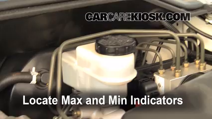 How to Add Brake Fluid 2004 Nissan Titan SE 5.6L V8 Crew Cab Pickup